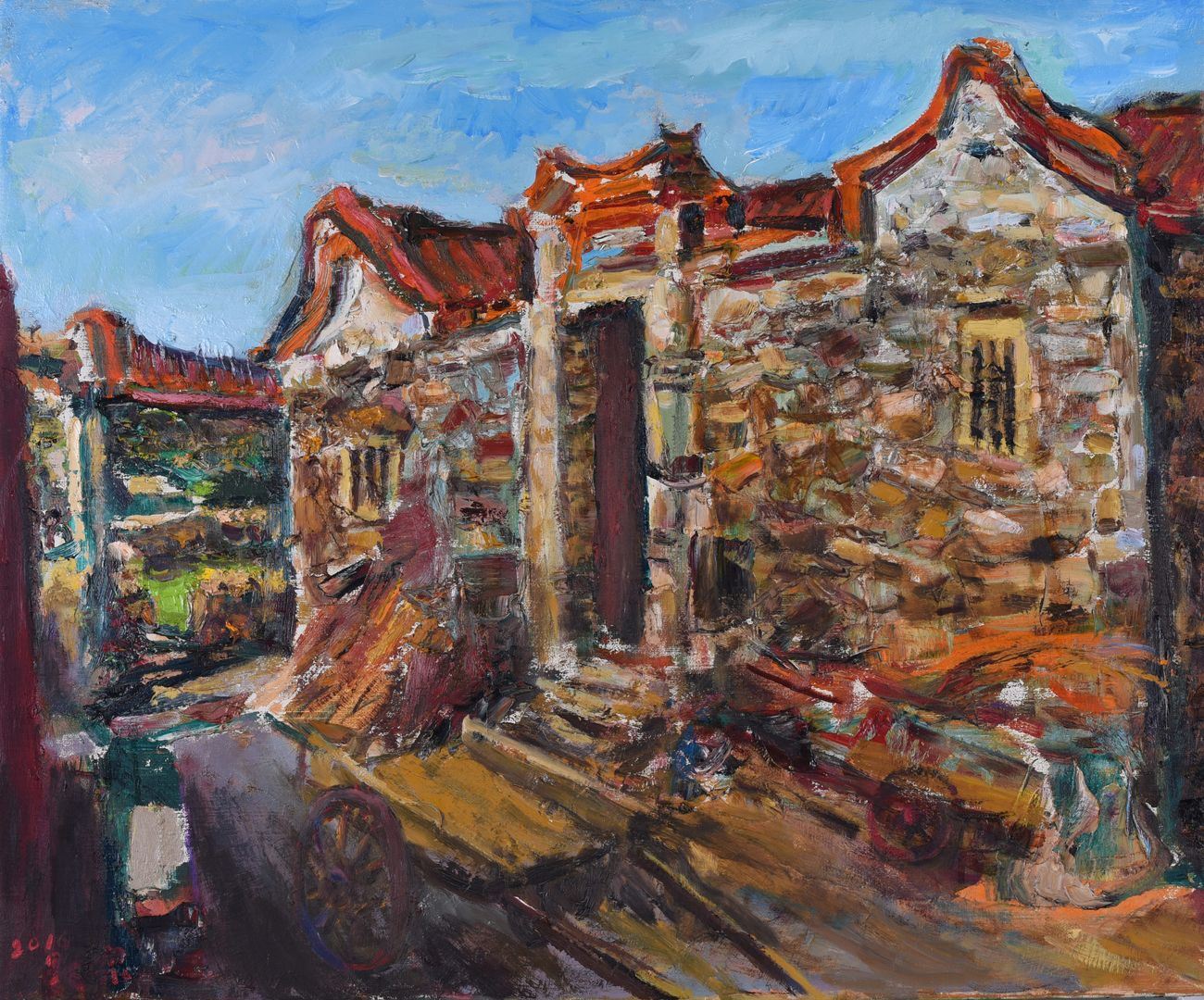 澎湖農莊-60.5×72.5cm 油彩、畫布 2016