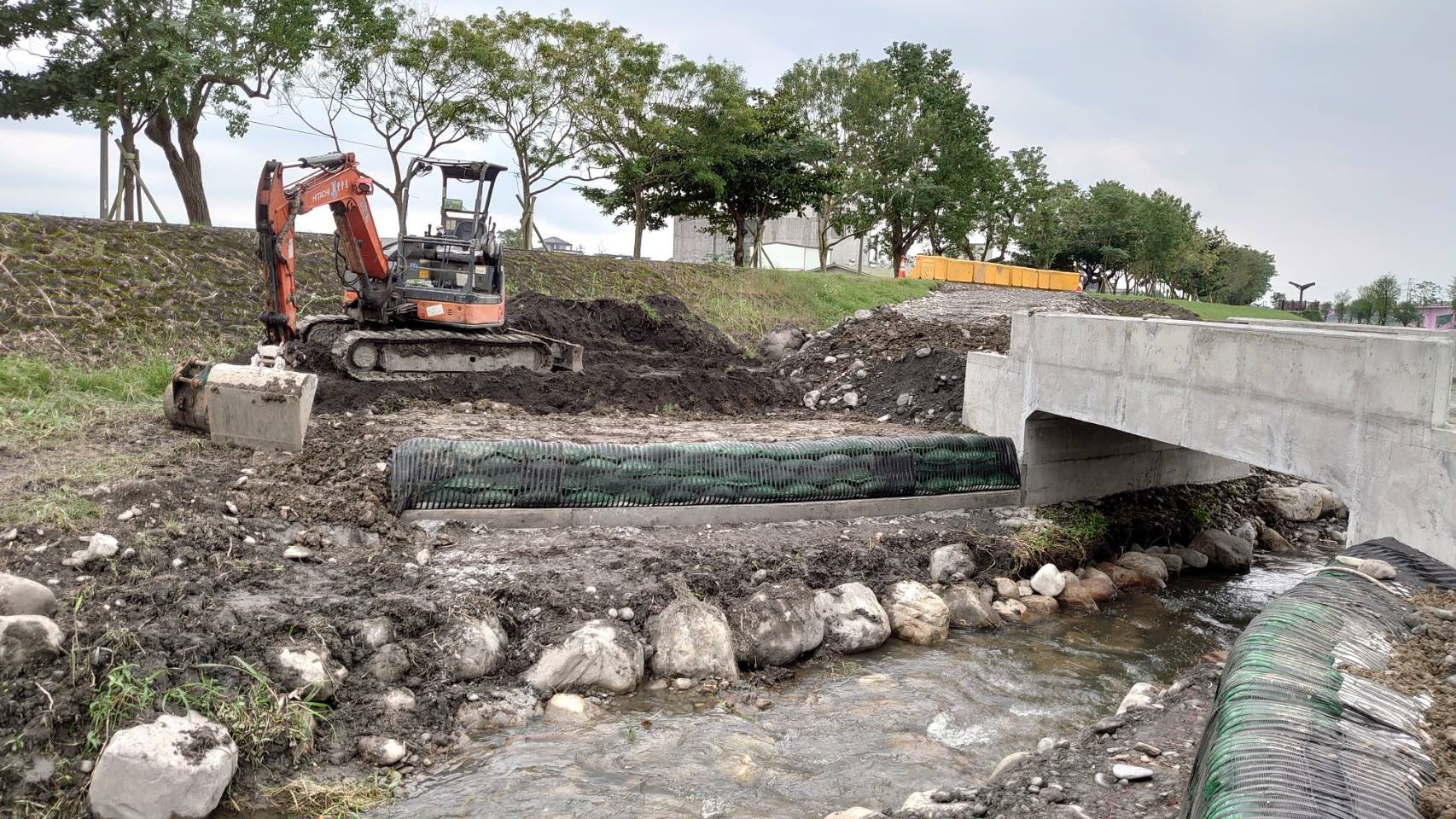 安農溪第三期河道改善計畫施工前照片-分洪壩旁過水路改善工程