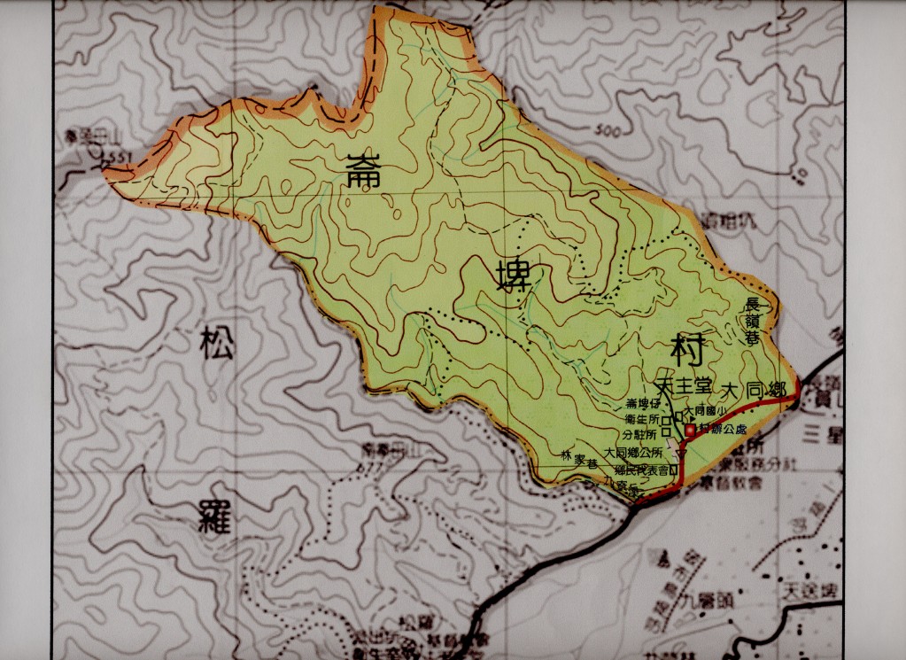 崙埤村地圖