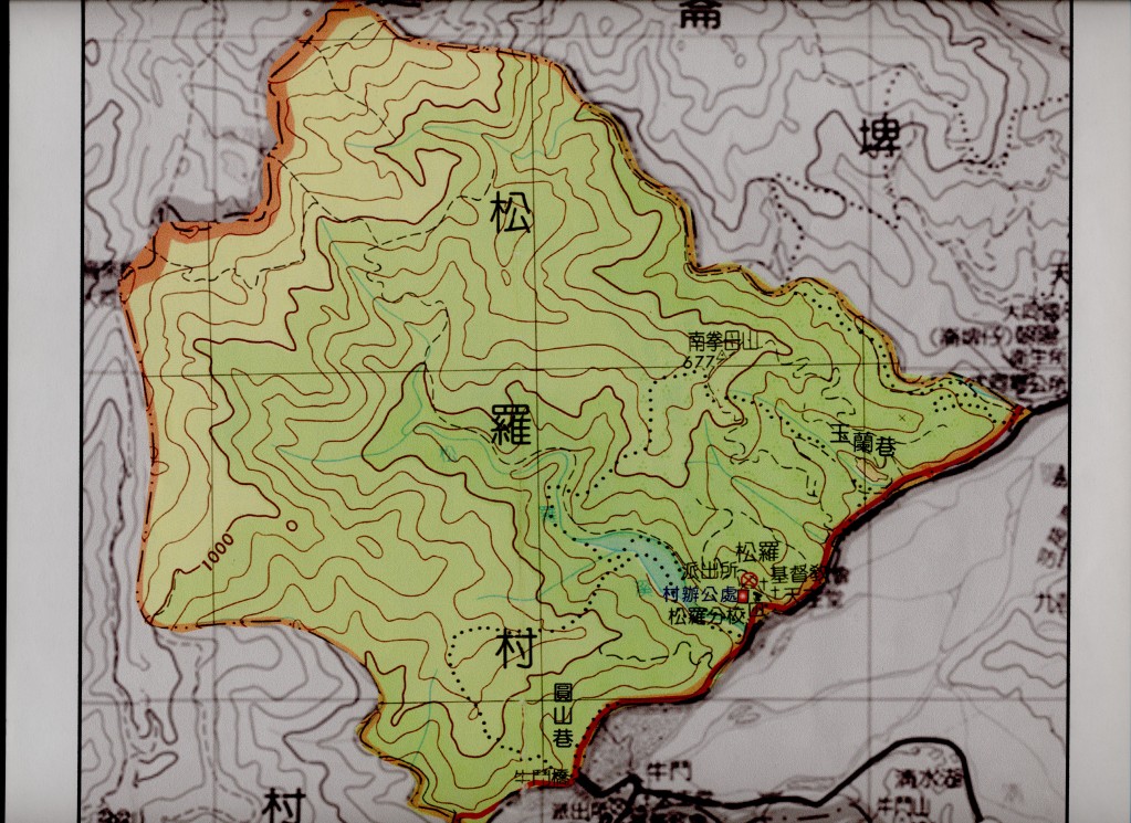 松羅村地圖