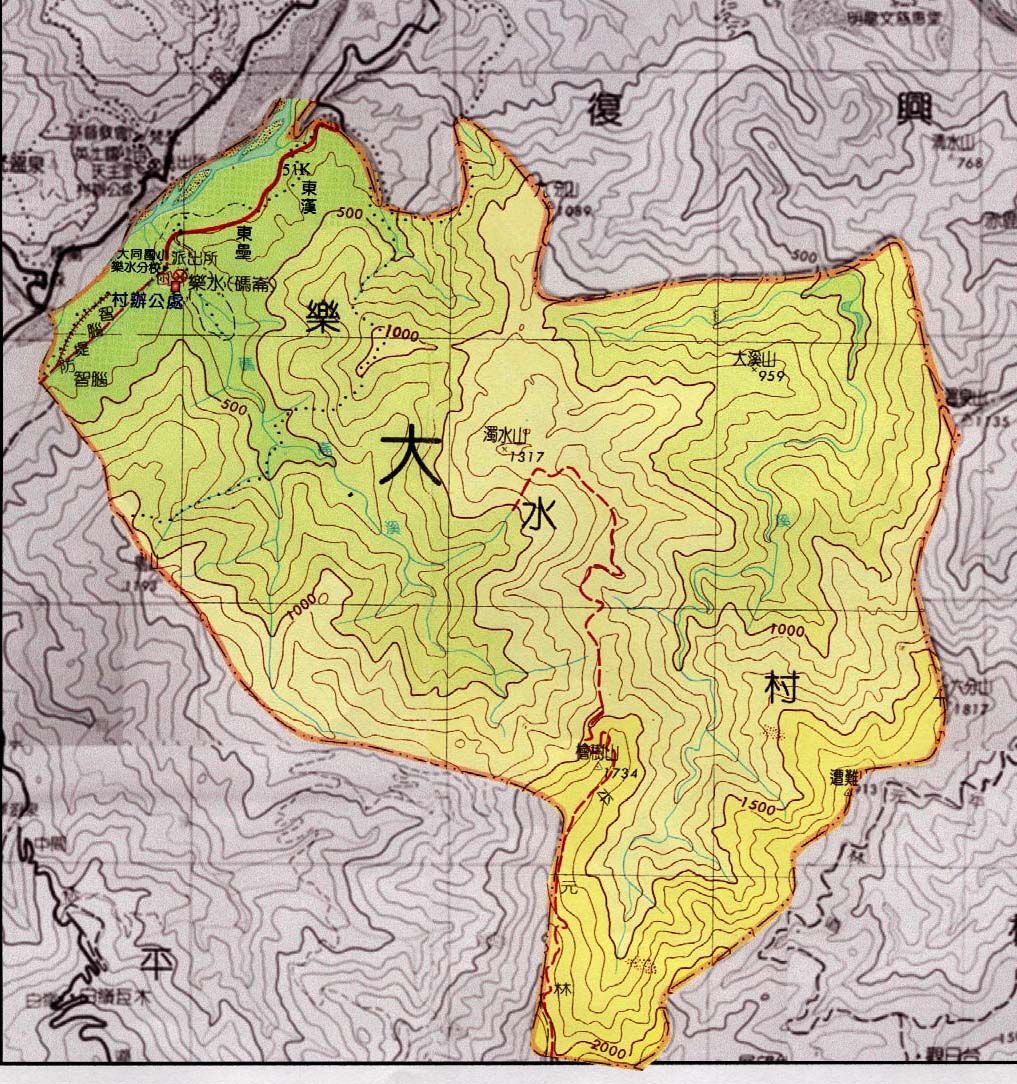 樂水村地圖
